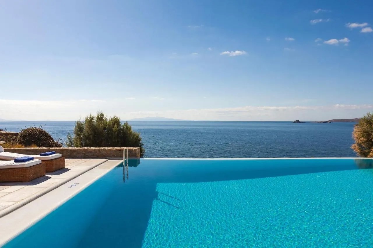 Excellent Mykonos Villa Villa Psarrou Delta 5 Bedrooms Stunning Sea Views Psarrou Mykonos Town