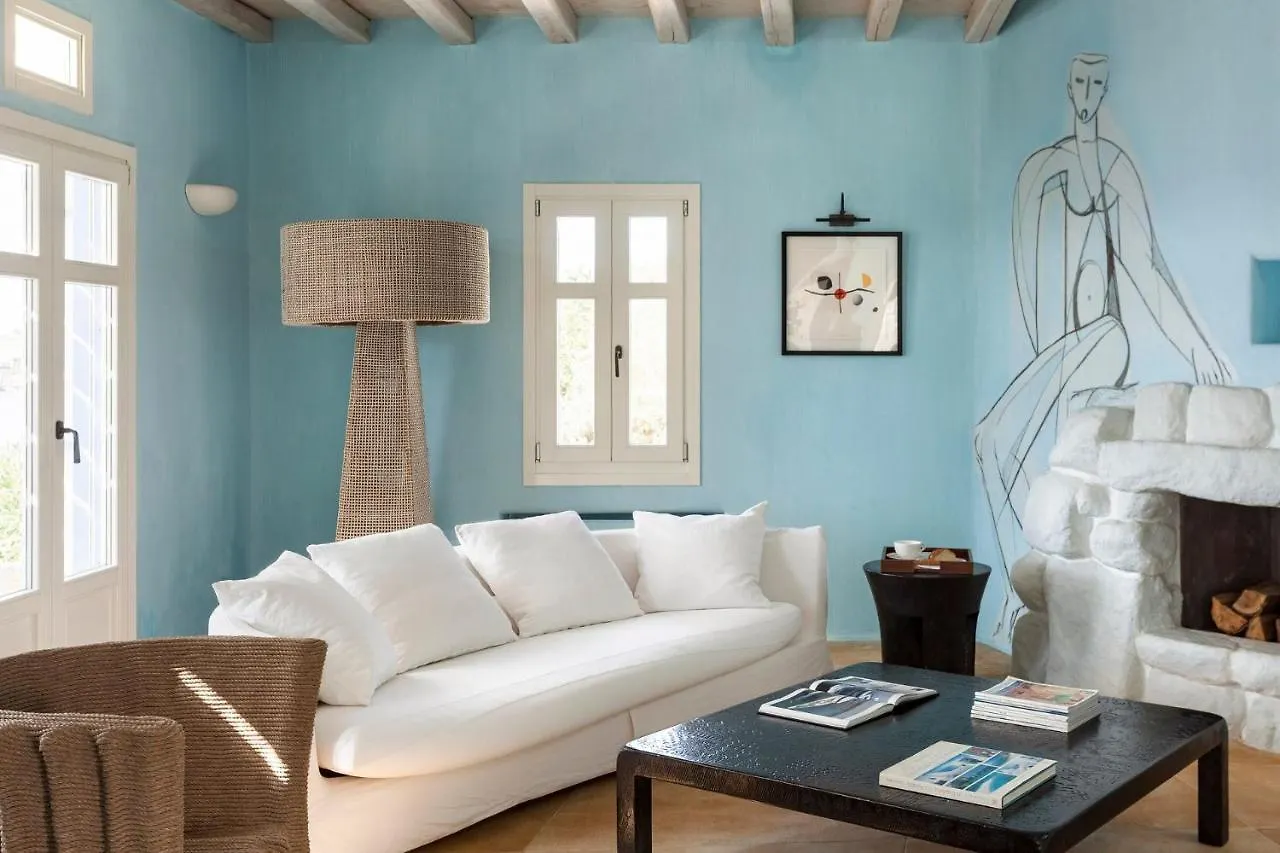 Excellent Mykonos Villa Villa Psarrou Delta 5 Bedrooms Stunning Sea Views Psarrou Mykonos Town