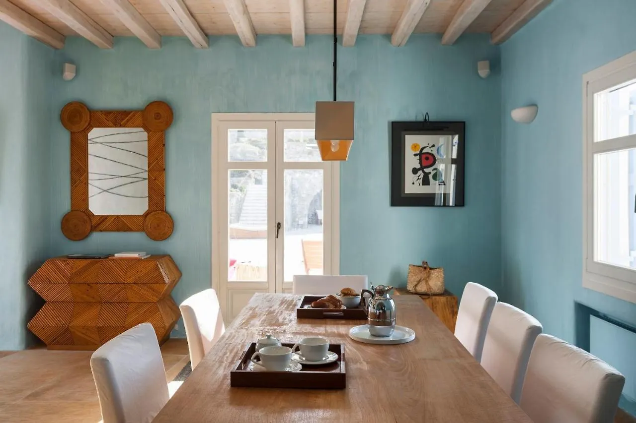 Excellent Mykonos Villa Villa Psarrou Delta 5 Bedrooms Stunning Sea Views Psarrou Mykonos Town