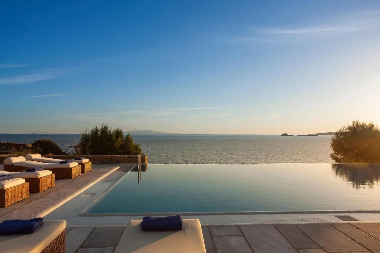 Excellent Mykonos Villa Villa Psarrou Delta 5 Bedrooms Stunning Sea Views Psarrou Mykonos Town