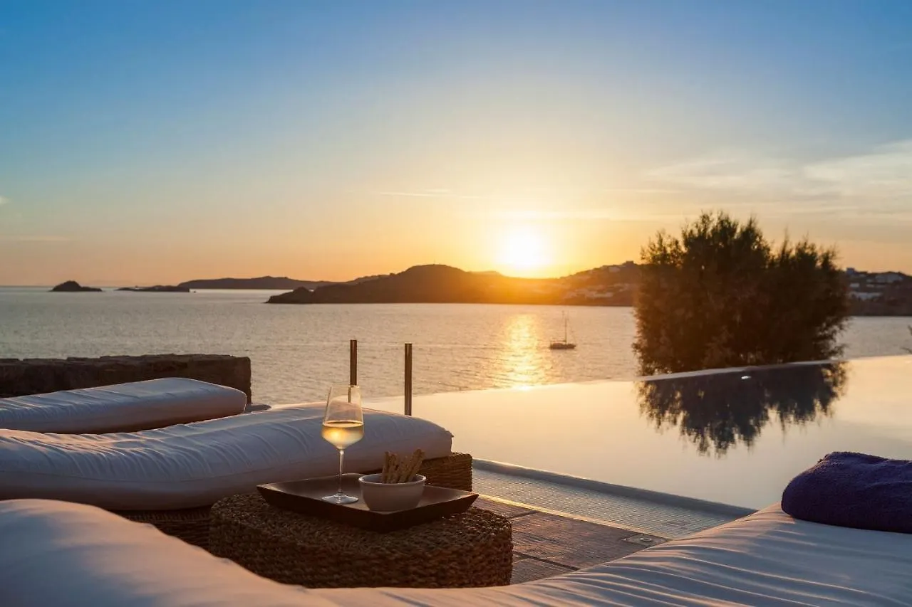 Excellent Mykonos Villa Villa Psarrou Delta 5 Bedrooms Stunning Sea Views Psarrou Mykonos Town