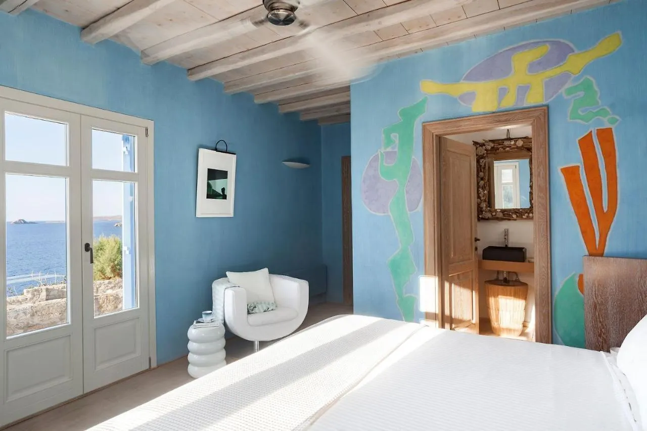 Excellent Mykonos Villa Villa Psarrou Delta 5 Bedrooms Stunning Sea Views Psarrou Mykonos Town