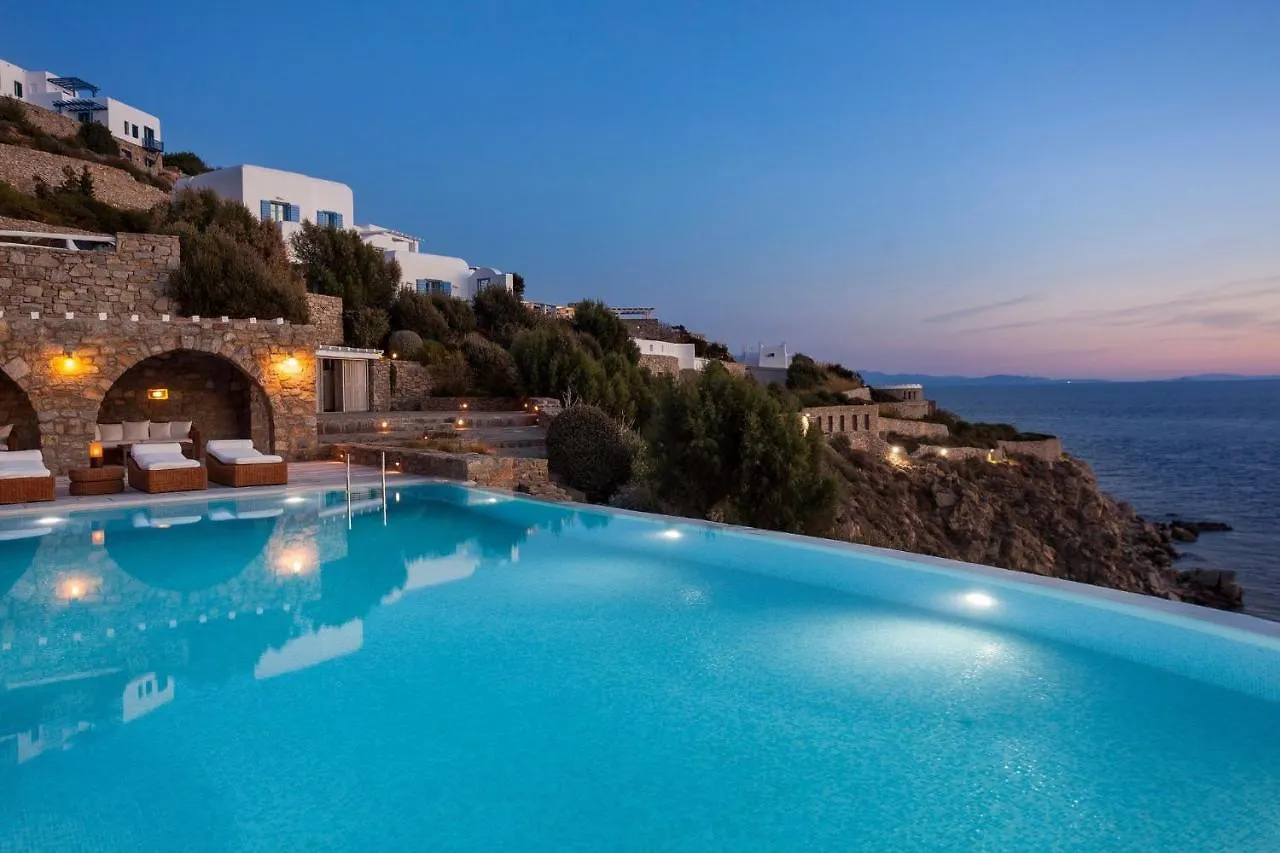 Excellent Mykonos Villa Villa Psarrou Delta 5 Bedrooms Stunning Sea Views Psarrou Mykonos Town