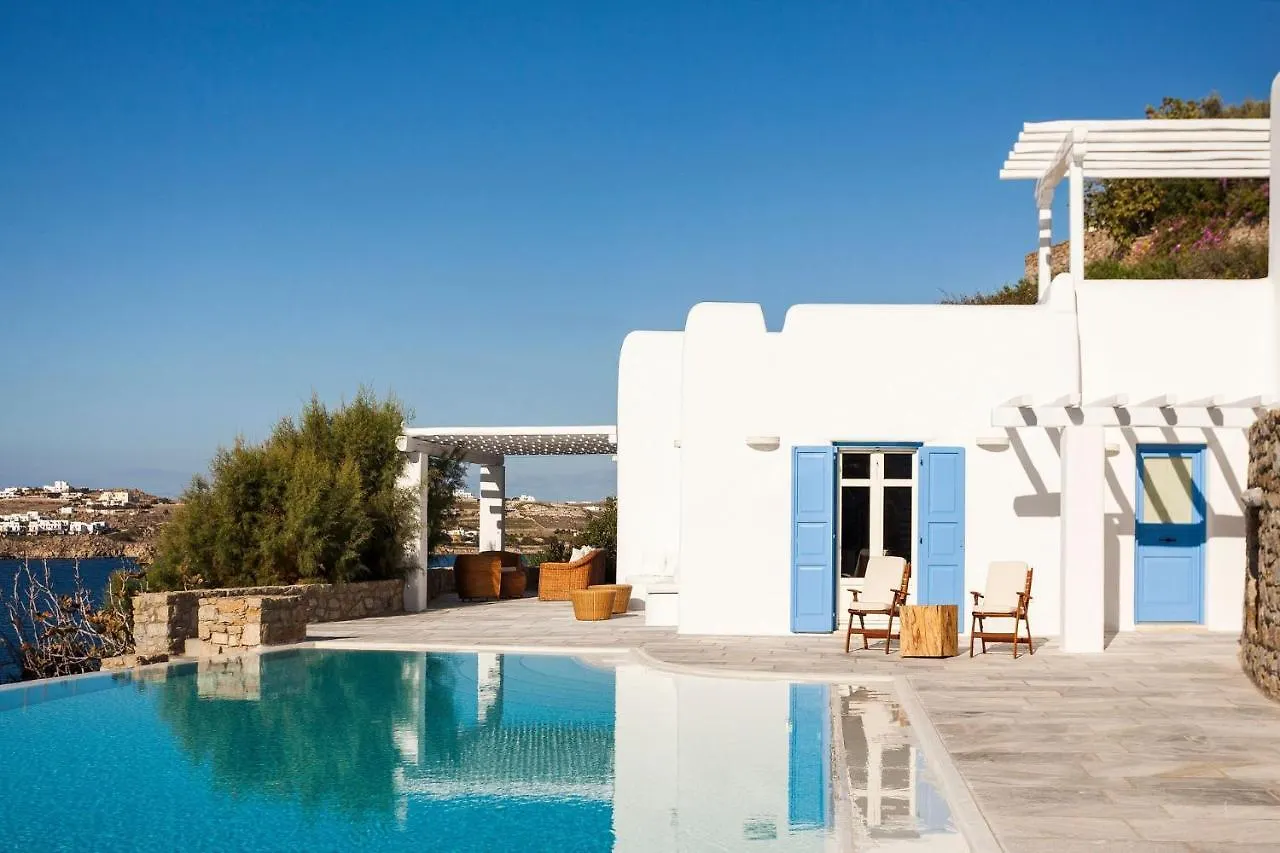 Excellent Mykonos Villa Villa Psarrou Delta 5 Bedrooms Stunning Sea Views Psarrou Mykonos Town