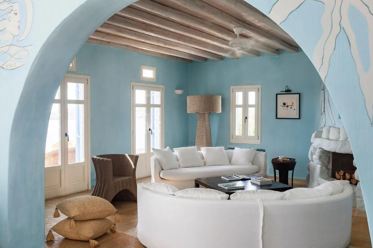 Excellent Mykonos Villa Villa Psarrou Delta 5 Bedrooms Stunning Sea Views Psarrou Mykonos Town