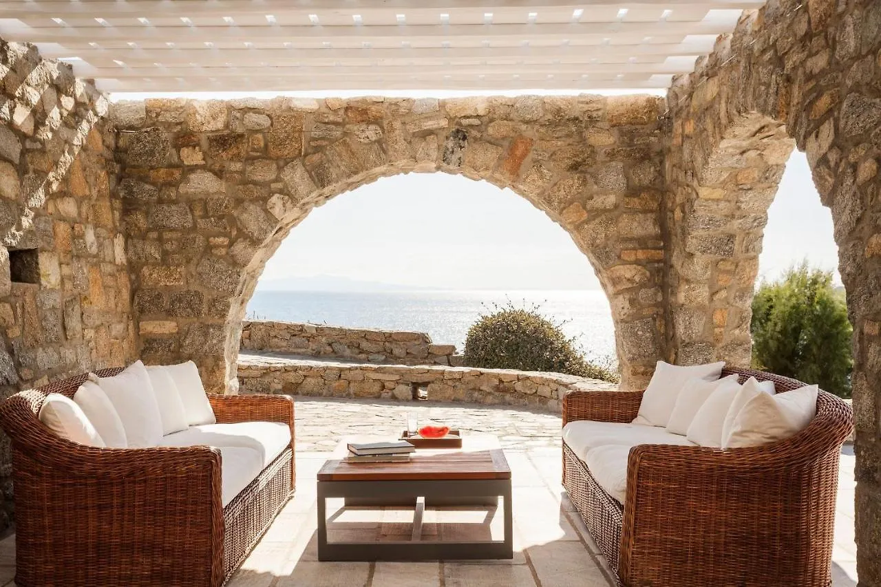 Excellent Mykonos Villa Villa Psarrou Delta 5 Bedrooms Stunning Sea Views Psarrou Mykonos Town