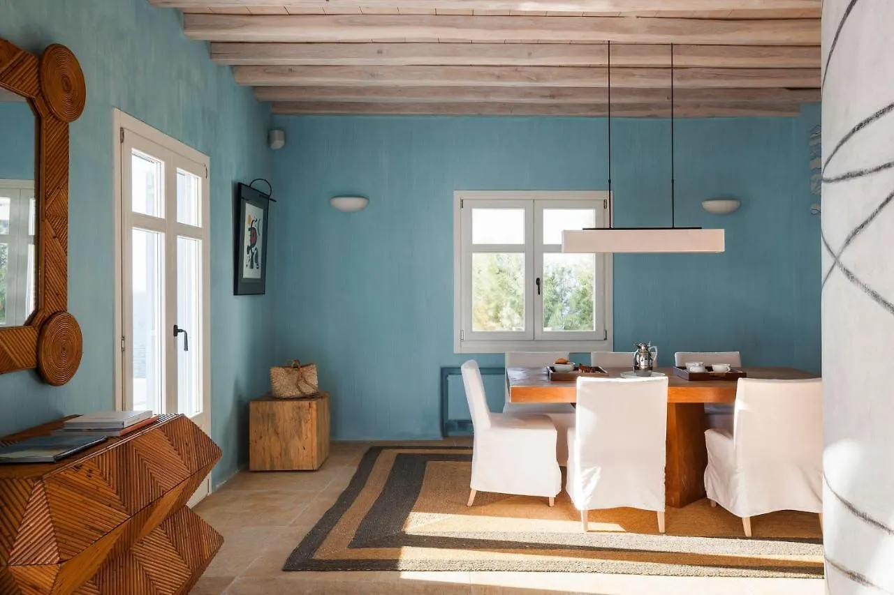 Excellent Mykonos Villa Villa Psarrou Delta 5 Bedrooms Stunning Sea Views Psarrou Mykonos Town Greece