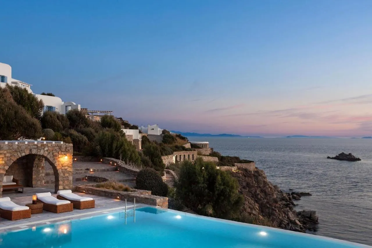 Excellent Mykonos Villa Villa Psarrou Delta 5 Bedrooms Stunning Sea Views Psarrou Mykonos Town