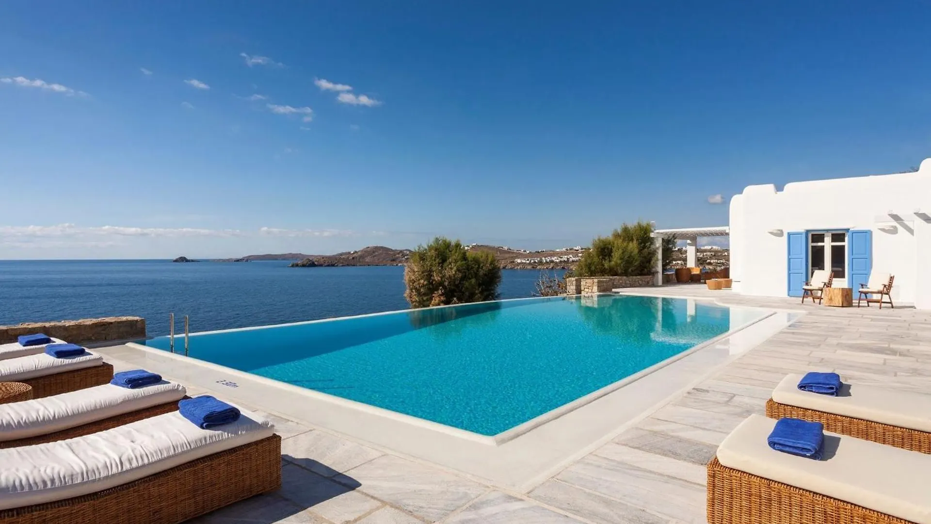 Excellent Mykonos Villa Villa Psarrou Delta 5 Bedrooms Stunning Sea Views Psarrou Mykonos Town