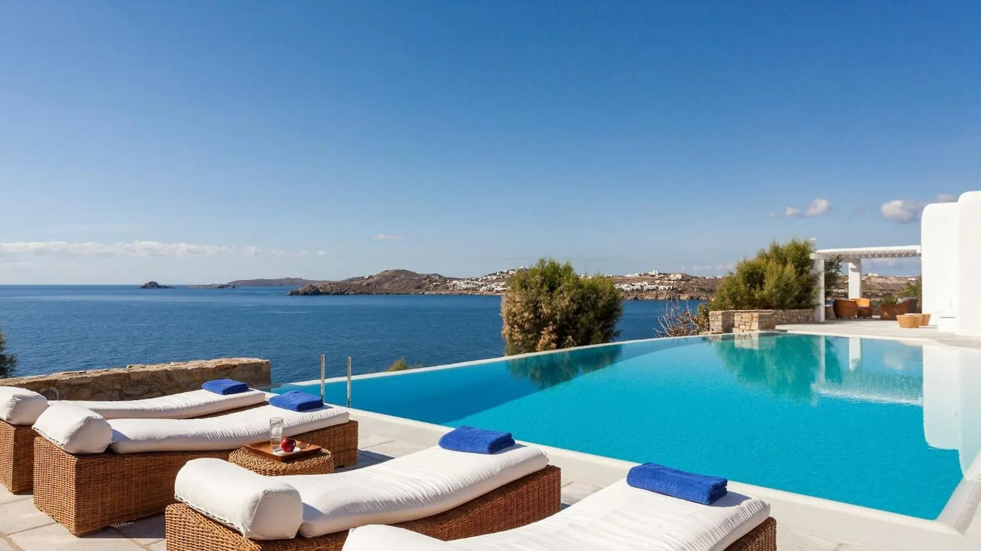 Excellent Mykonos Villa Villa Psarrou Delta 5 Bedrooms Stunning Sea Views Psarrou Mykonos Town