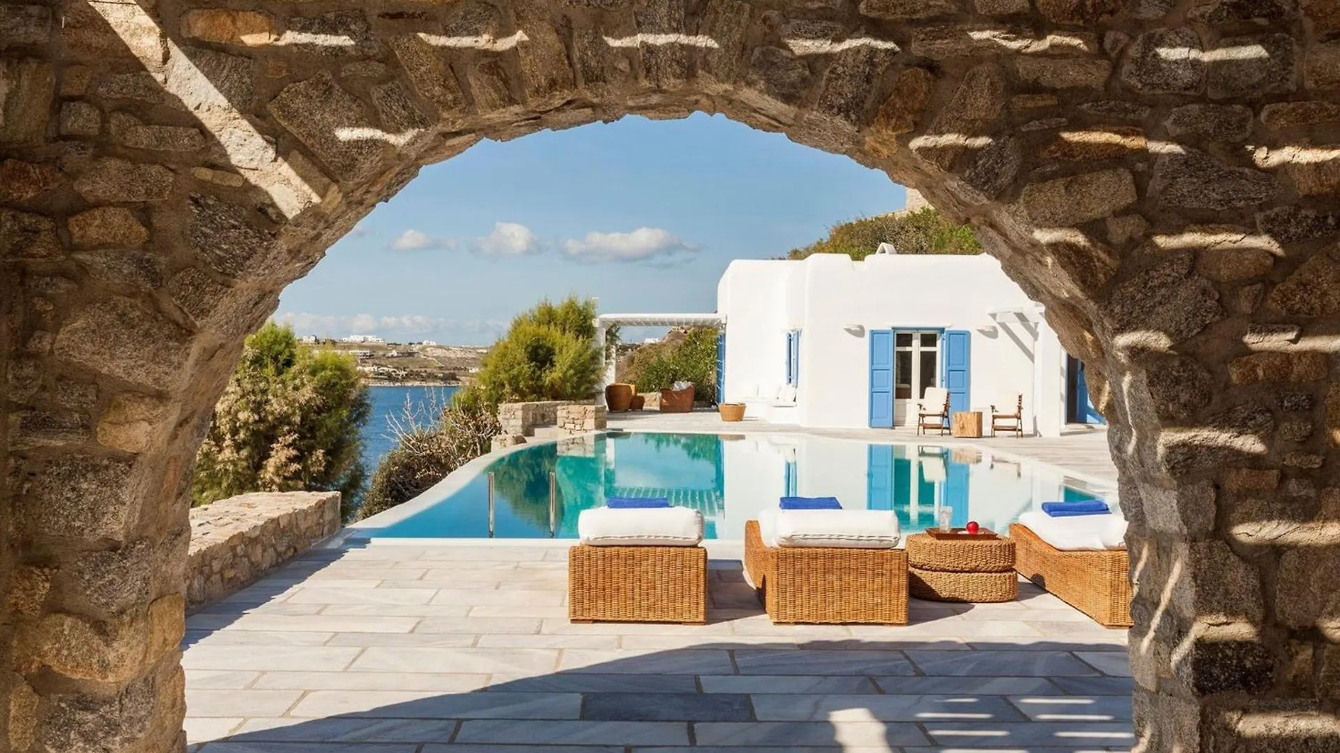 Excellent Mykonos Villa Villa Psarrou Delta 5 Bedrooms Stunning Sea Views Psarrou Mykonos Town 그리스