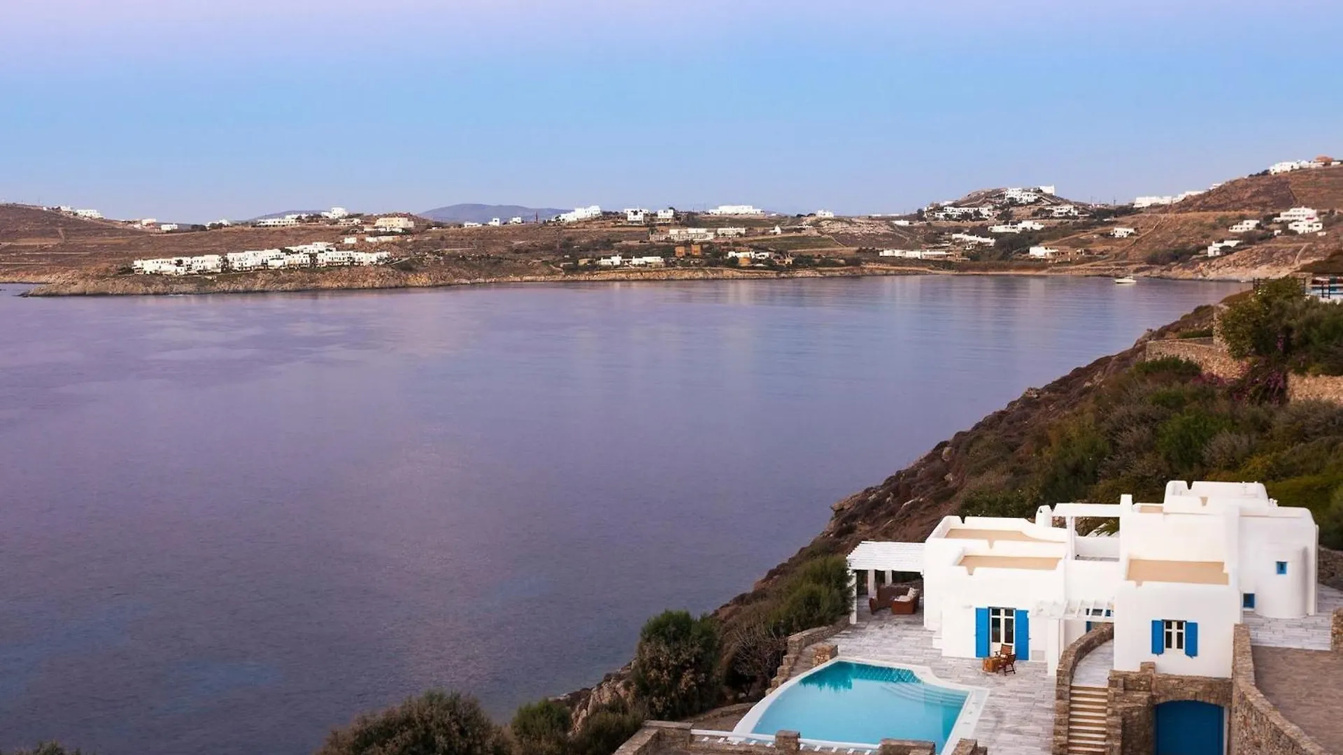 Excellent Mykonos Villa Villa Psarrou Delta 5 Bedrooms Stunning Sea Views Psarrou Mykonos Town Grekland